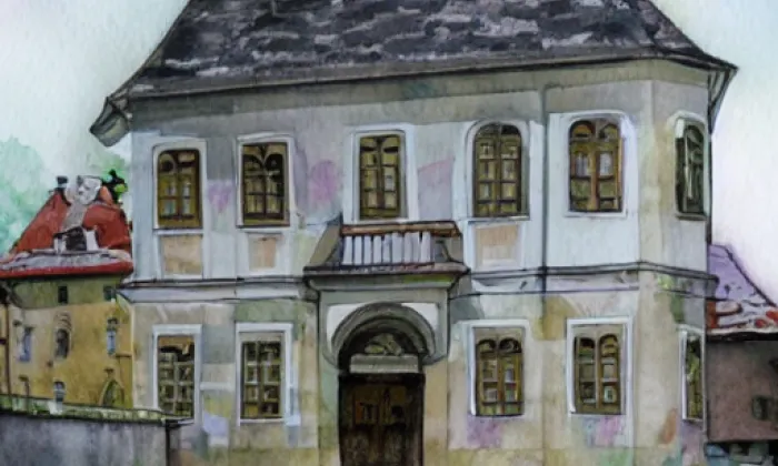 Bezručova 1 – akvarel