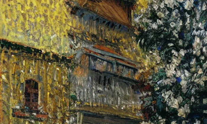 Boží muka - kamenný sloupek – spring