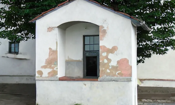 Boží muka - výklenková kaplička – spring