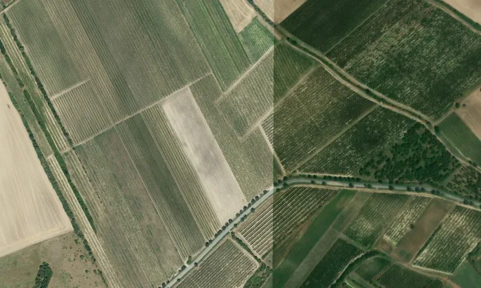Boží muka (Valtice) – letecký pohled