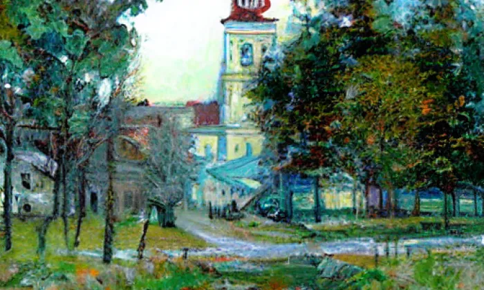 Boží muka Pechatovská – jaro