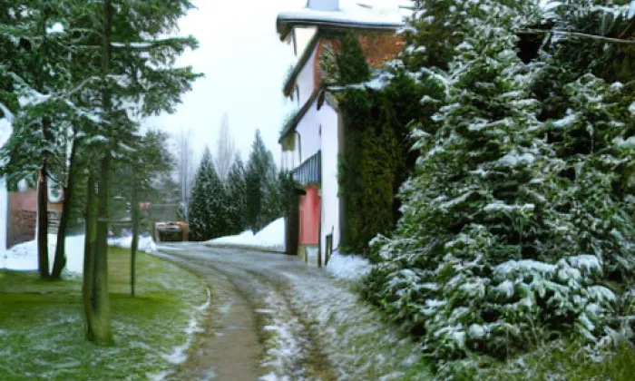 Boží muka Pechatovská – zima