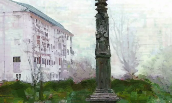 Boží muka u silnice jihozápadně od Březnice – spring
