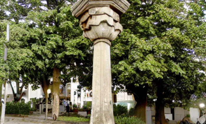 Boží muka z roku 1717 – noc