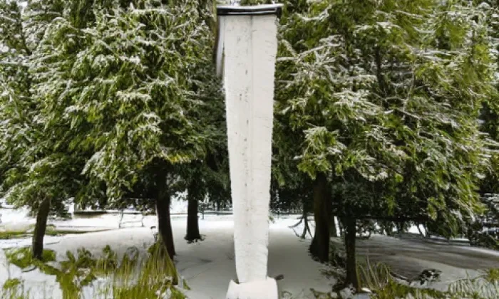 Boží muka z roku 1717 – zima
