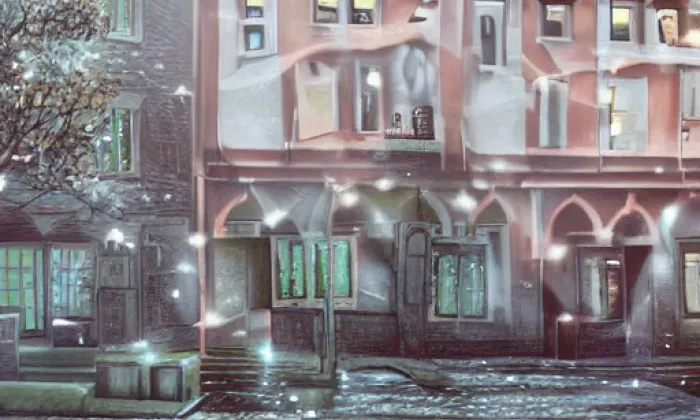 Brána I. židovského ghetta – noc