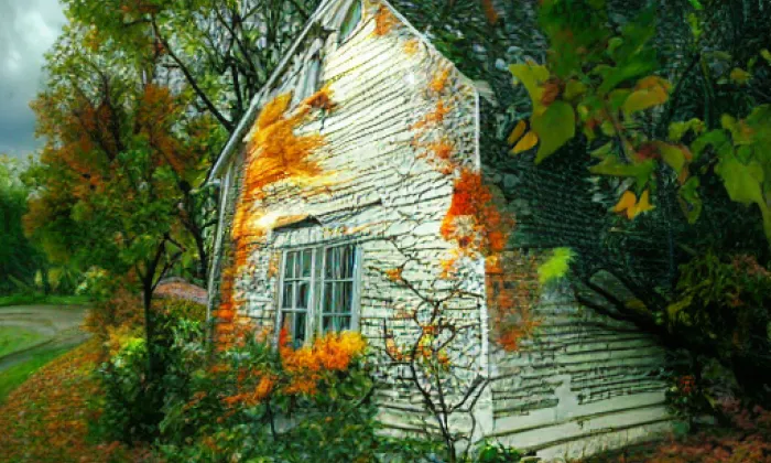 Brána zemědělského dvora – autumn