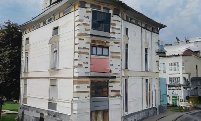 Bratmannova vila – akvarel