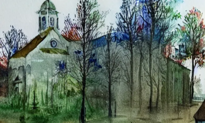 Brumov – akvarel