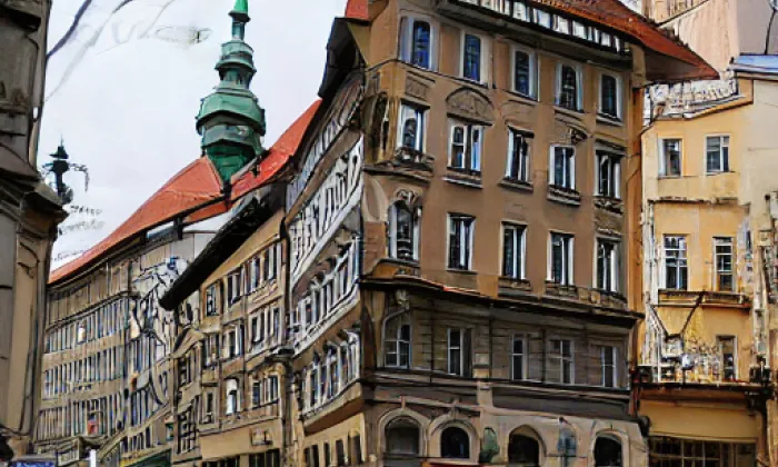 Budova Asekuračního spolku průmyslu cukrovarnického – noc