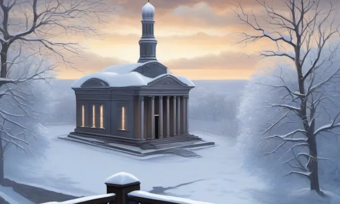 budova jezuitské koleje v Olomouci – winter