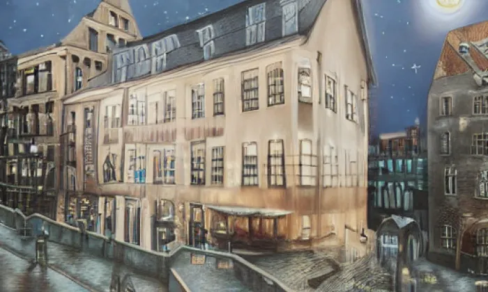 Budova Sklářského muzea – noc