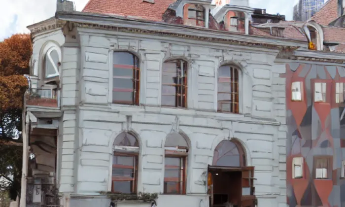 Budova správce – podzim