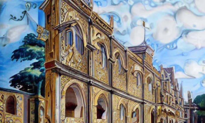 Budova Uměleckoprůmyslového musea v Praze – iluminace