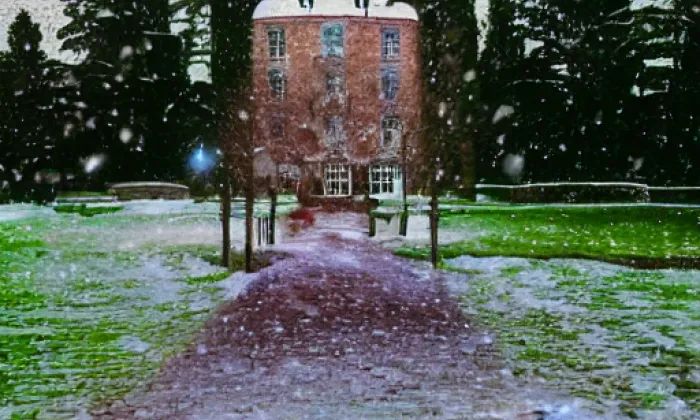 Busta Dr. B. Adlera – winter