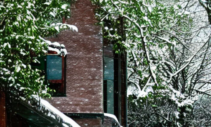 Busta F. L. Čelakovského od Vojtěcha Šípa – winter