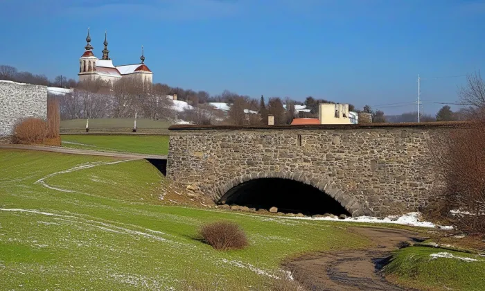 Bystřický můstek – winter