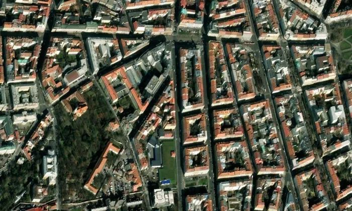 Centrální dispečink DPP – letecký pohled
