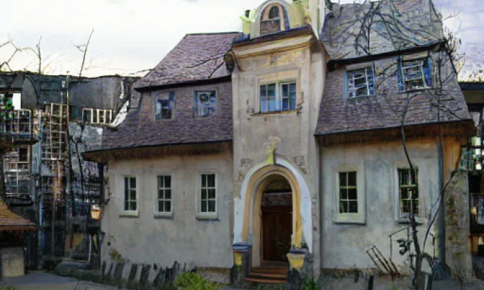 Chalupa Grossovsko – noc