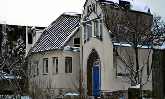 Chalupa Grossovsko – zima