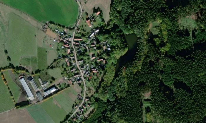 Chlum (1000146651) – letecký pohled