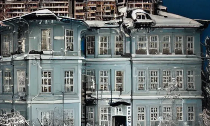Chotkův palác v Praze – winter