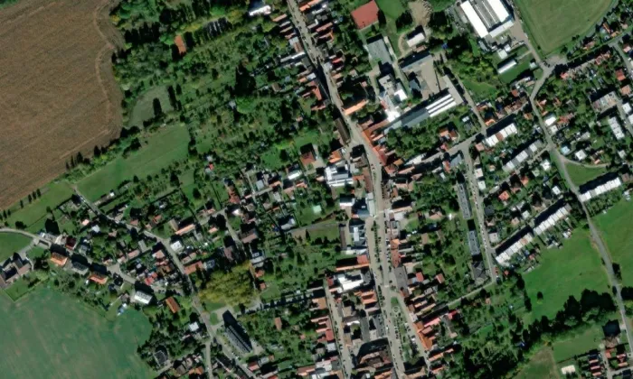 Děkanství (Golčův Jeníkov) – letecký pohled