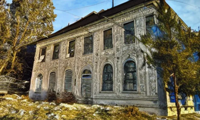 Děkanství Horní Slavkov – zima