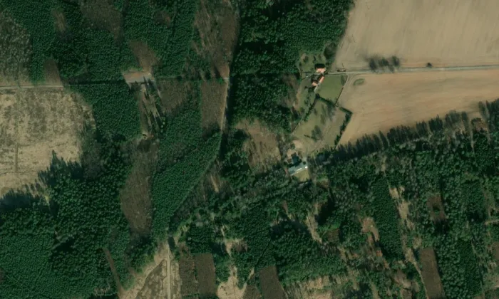 důl Pustinka – letecký pohled
