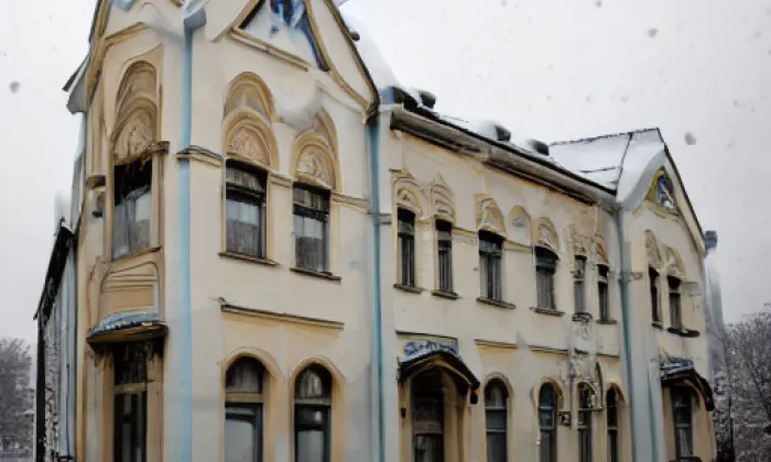Dělnický dům – sokolovna – zima