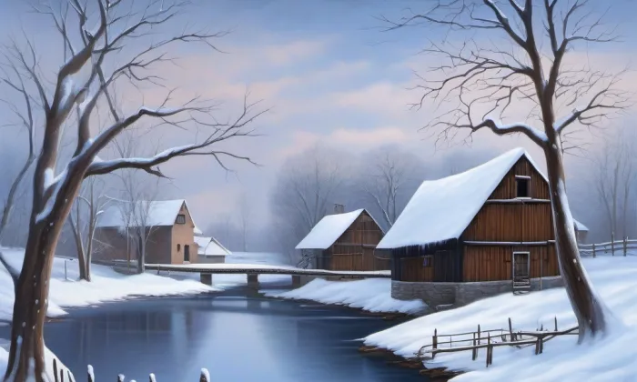 Dům čp. 105 – winter