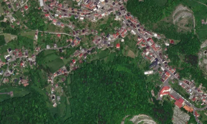 Dům čp. 330 – letecký pohled