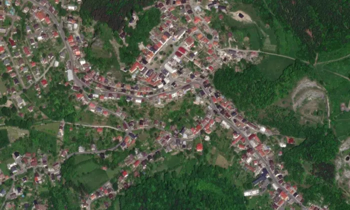 Dům čp. 337 – letecký pohled