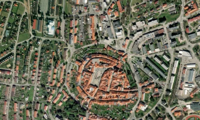 Dům čp. 37 – letecký pohled