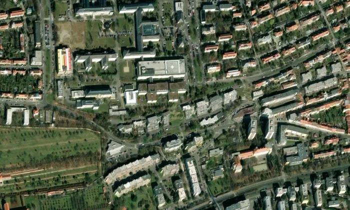 Dům čp. 44 – letecký pohled