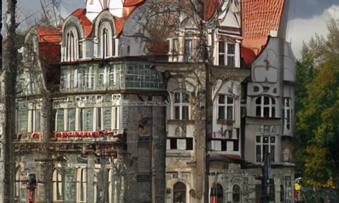 Dům E. Rügera – jaro