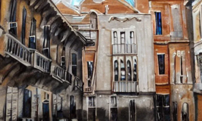 Dům U Kohouta – noc