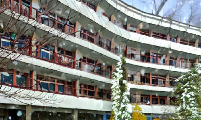 Dětská nemocnice – zima