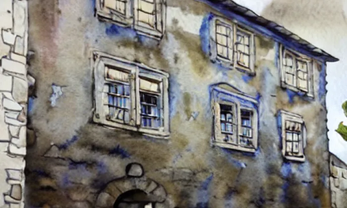 Dlouhá 31 – akvarel