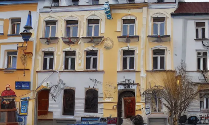 Dolní náměstí 10 – zima