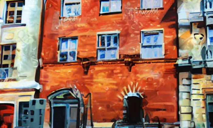 Dolní náměstí 22 – noc