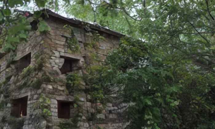 Domek zaměstnanců, Zahrada Kinských – zima