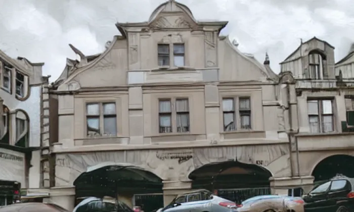 Domy čp. 120 a 1128 – podzim