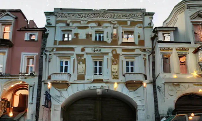 Domy čp. 1 a 94 – noc