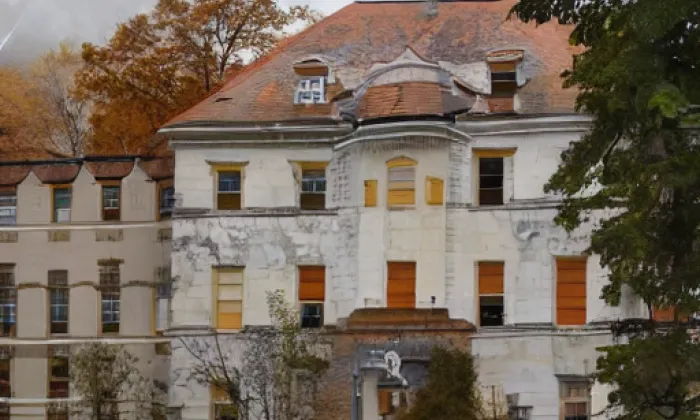 Domy čp. 3, 4, 8 – autumn