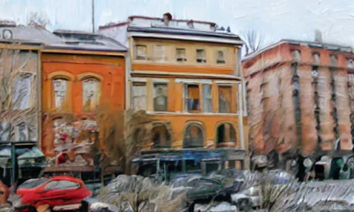 Domy čp. 96 a 1121 – jaro