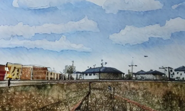 Drahúš – akvarel