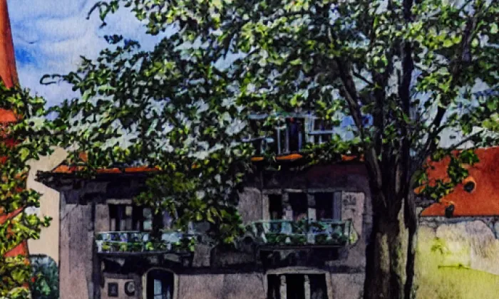 Družstevní čp. 89 – akvarel