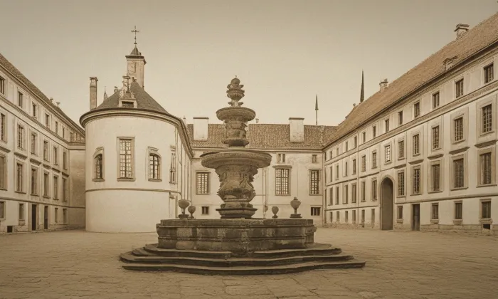 Druhé nádvoří Pražského hradu – historical