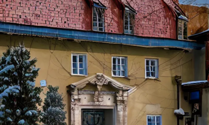 Dvůr čp. 7, 8, 106 – zima